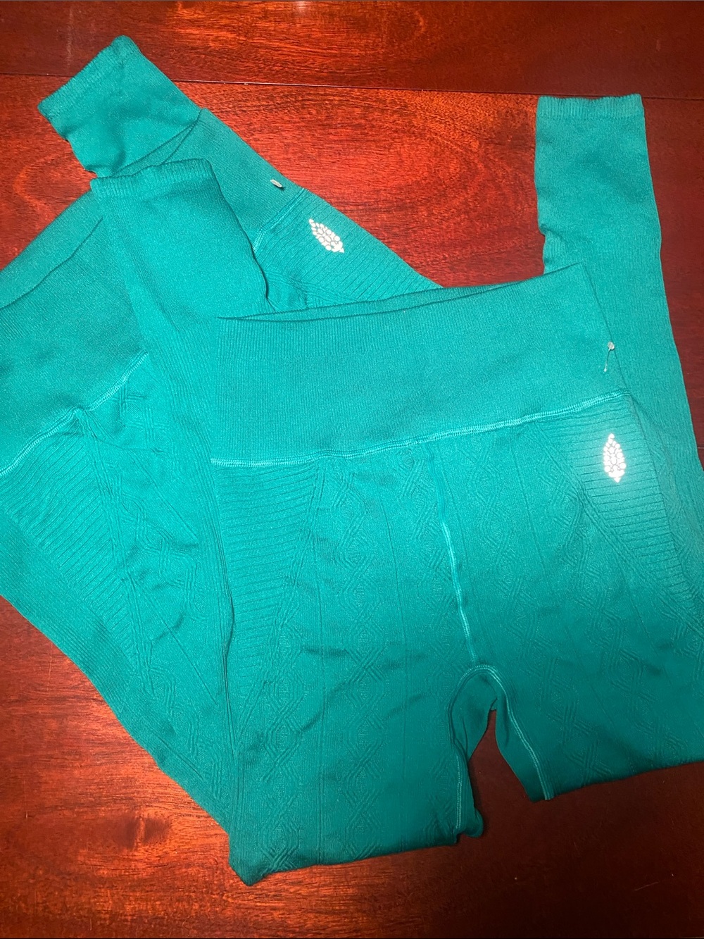Free People Movement Green leggings